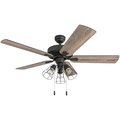 Prominence Home Inland Seas, 52 in. Ceiling Fan with Light, Bronze 50586-40